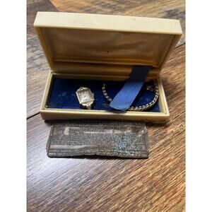 Vintage Hamilton 1930's Women's Estate Watch Marked 10K Gold Filled w/ Case
